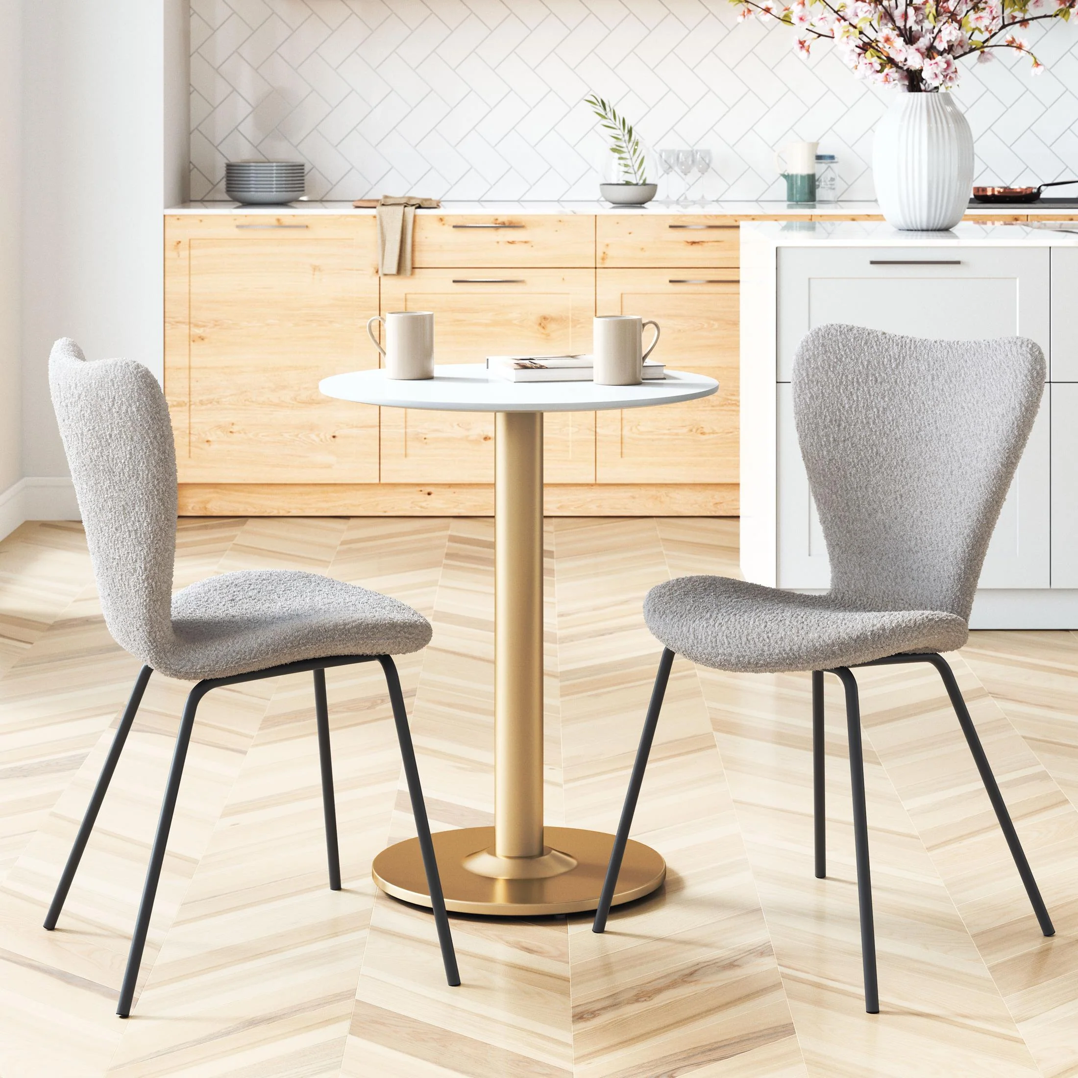 Alto Bistro Table White & Gold - Image 4