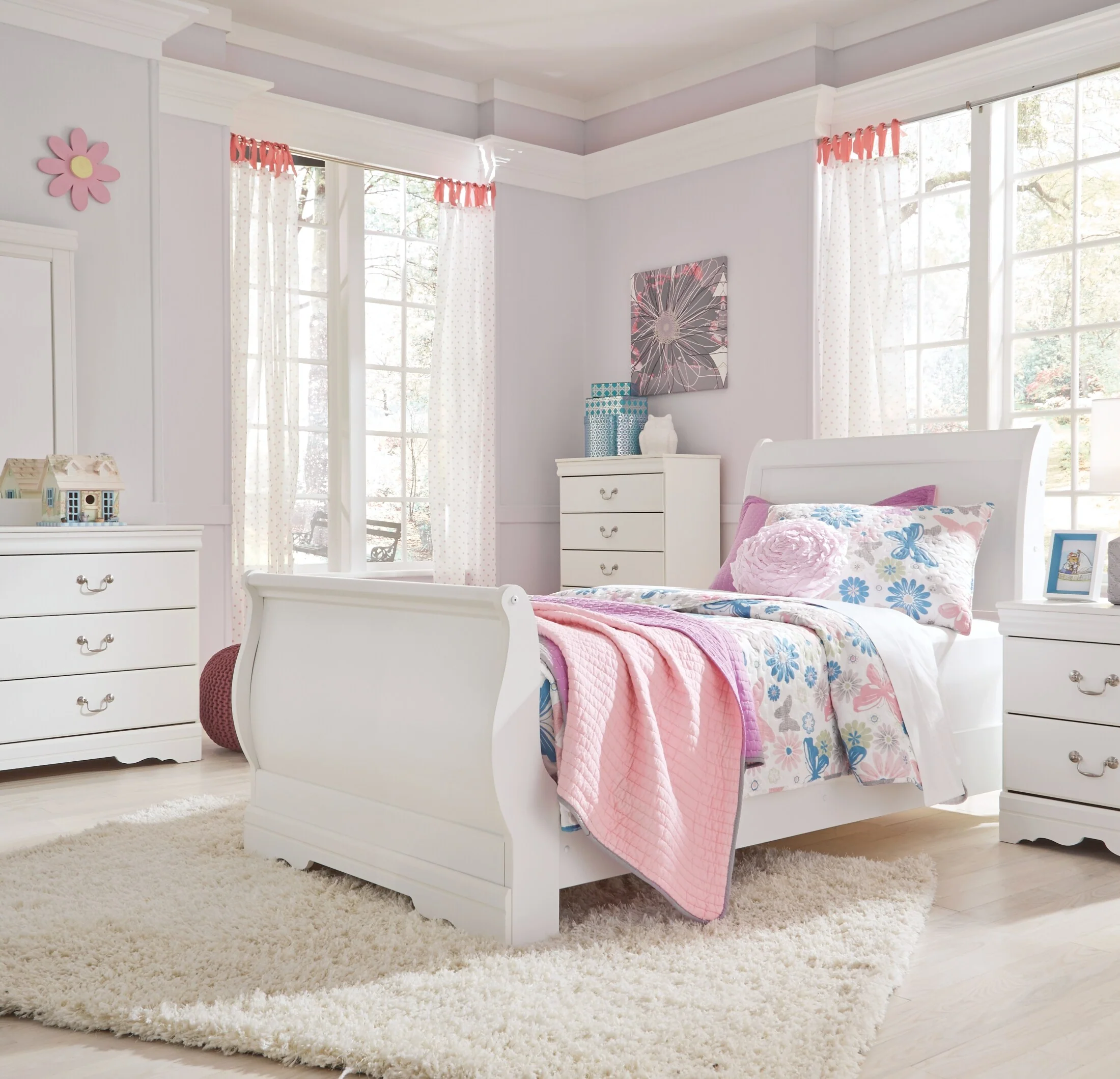 Anarasia Twin Sleigh Headboard - Image 4