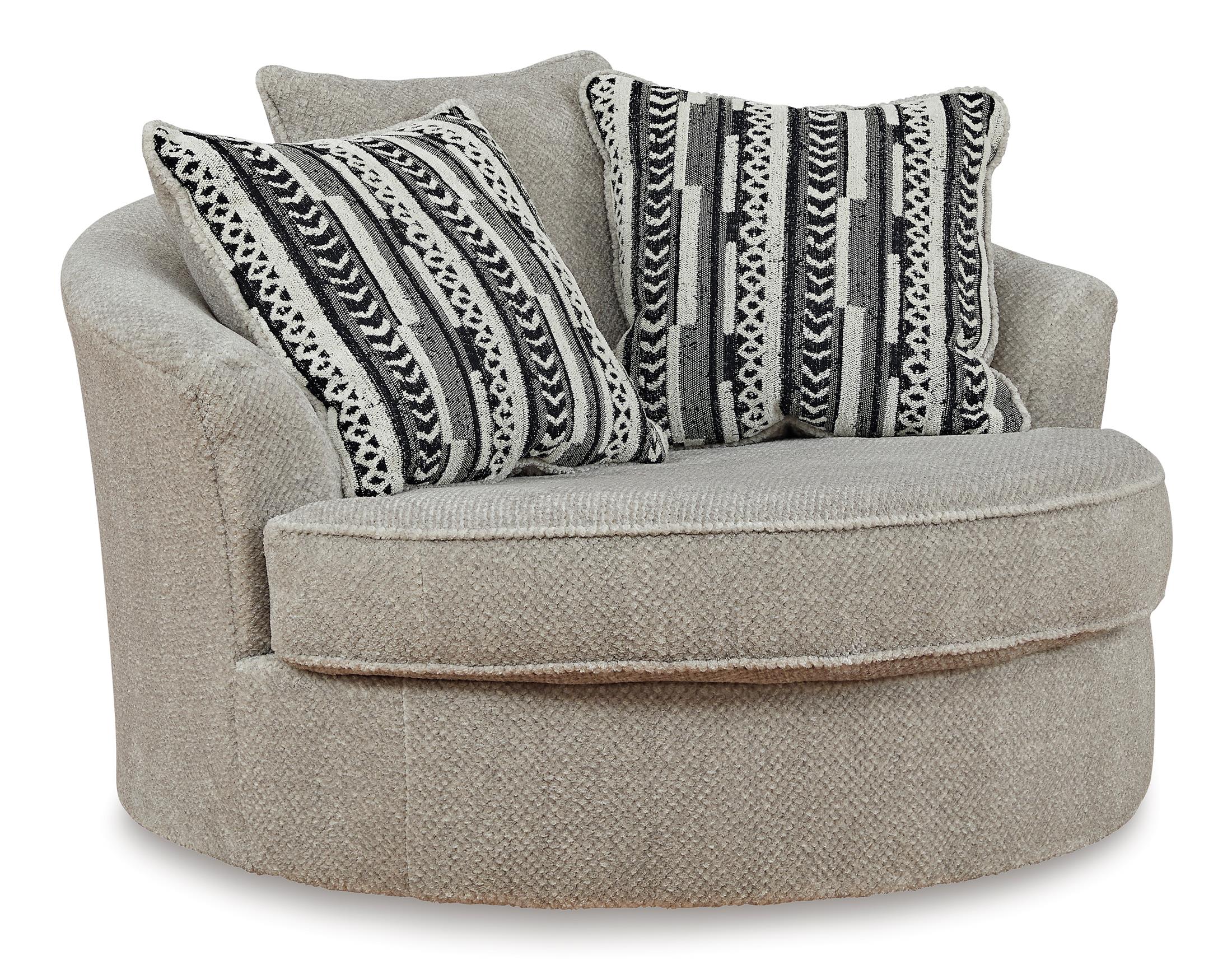 Calnita Oversized Swivel Accent Chair - Image 3