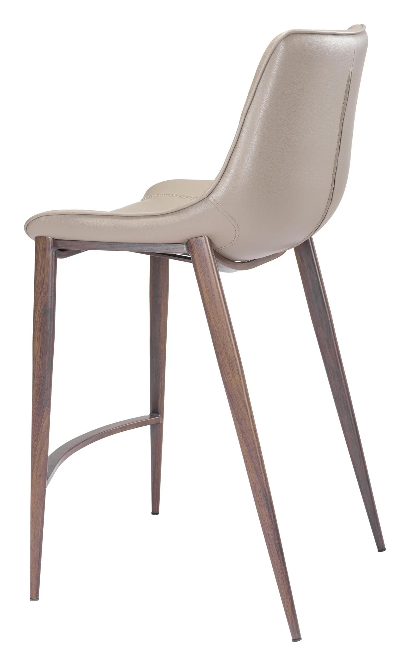 Magnus Counter Stool (Set of 2) Brown & Walnut - Image 7
