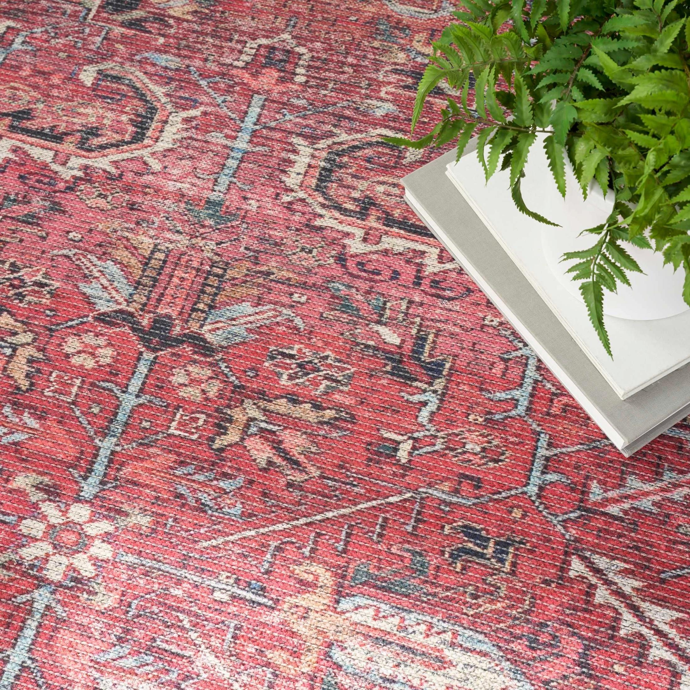 NC1 Washable 2'2" x 10" Brick Rug - Image 4